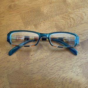 NWOT Blue Fashion USA +1.00 reading glasses